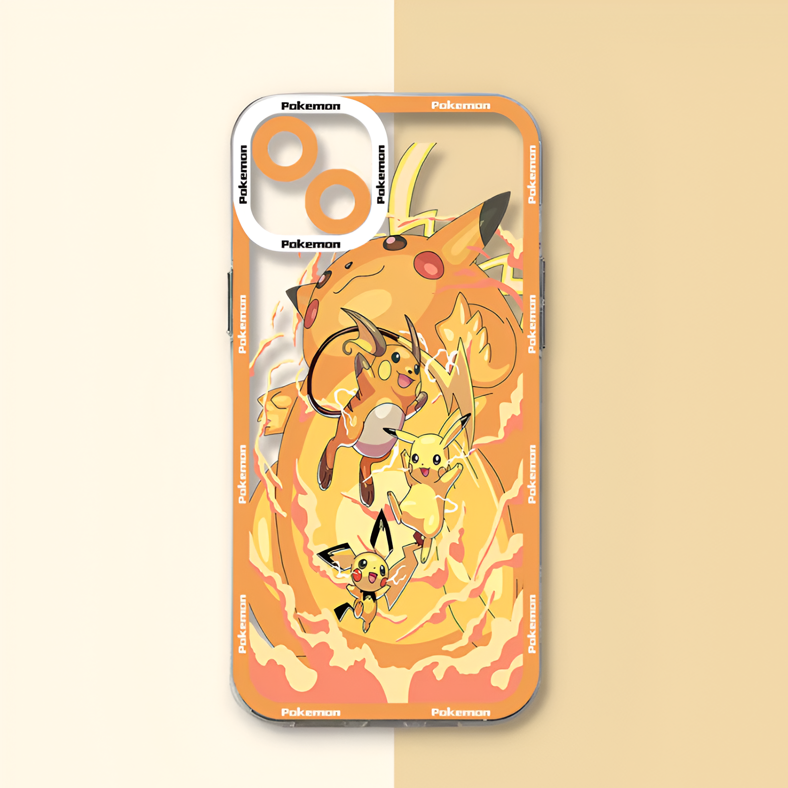 Coque iPhone Famille Pikachu