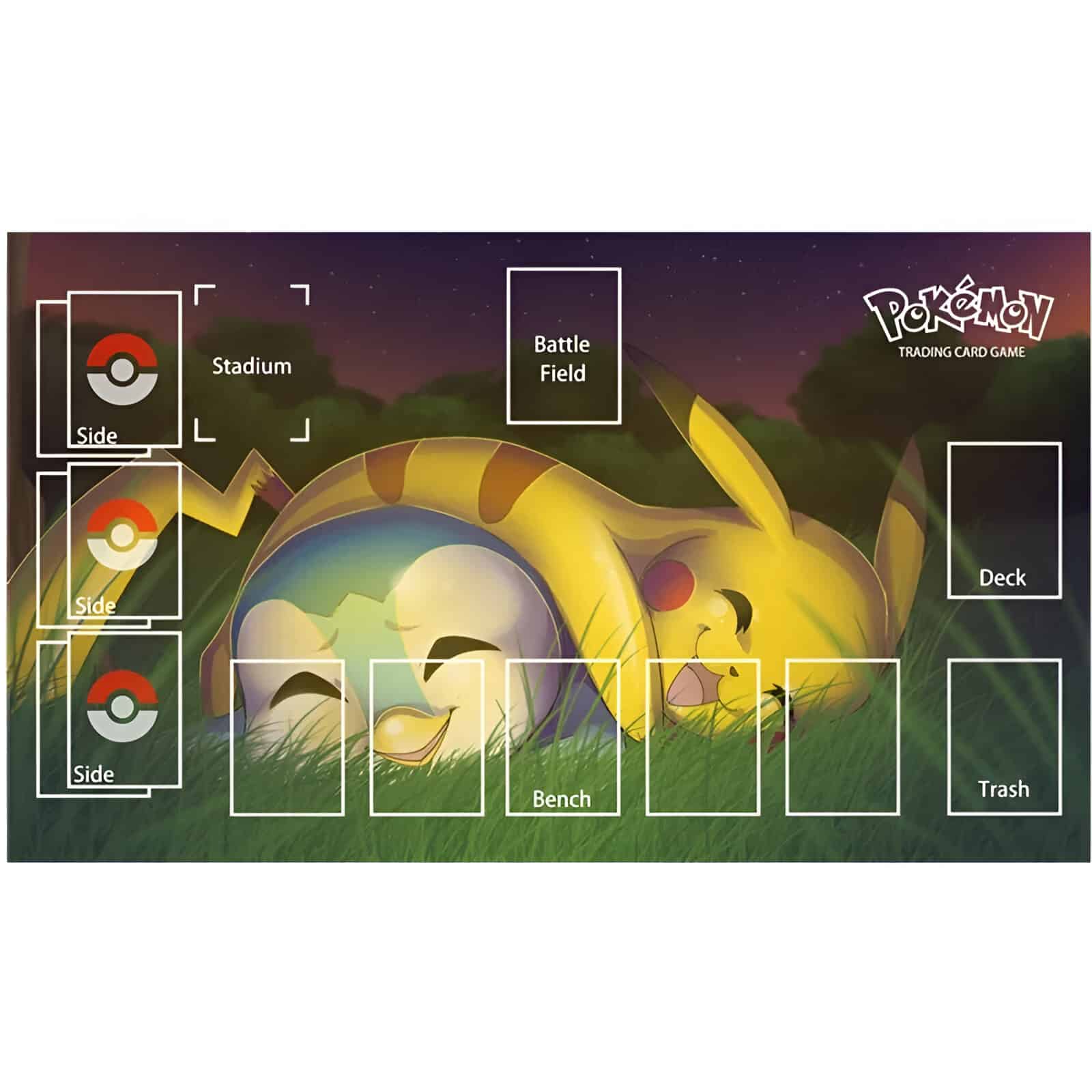 Tapis de Jeu Pikachu Nuit