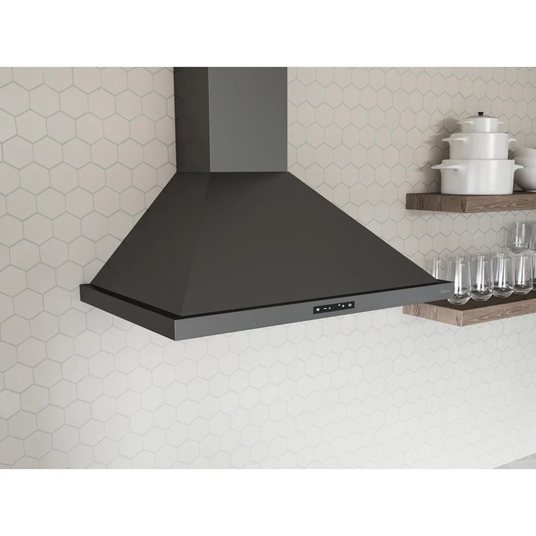 Zephyr Hotte de cuisinière murale Ombra de 30 po ZOM-E30BBS – Image 2