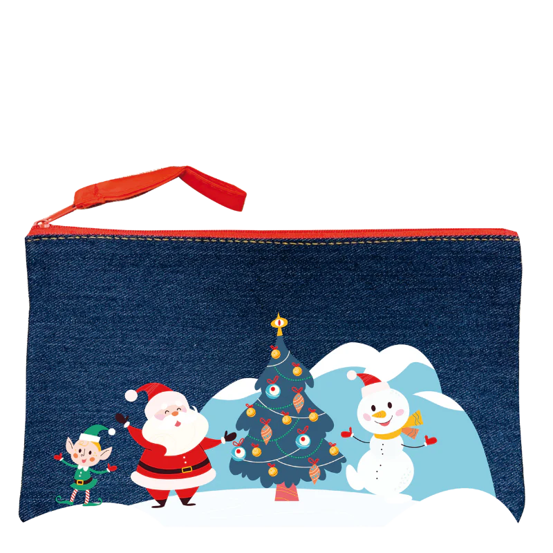 Trousse style Jean décor Noel Garnie de Confiseries – Image 2