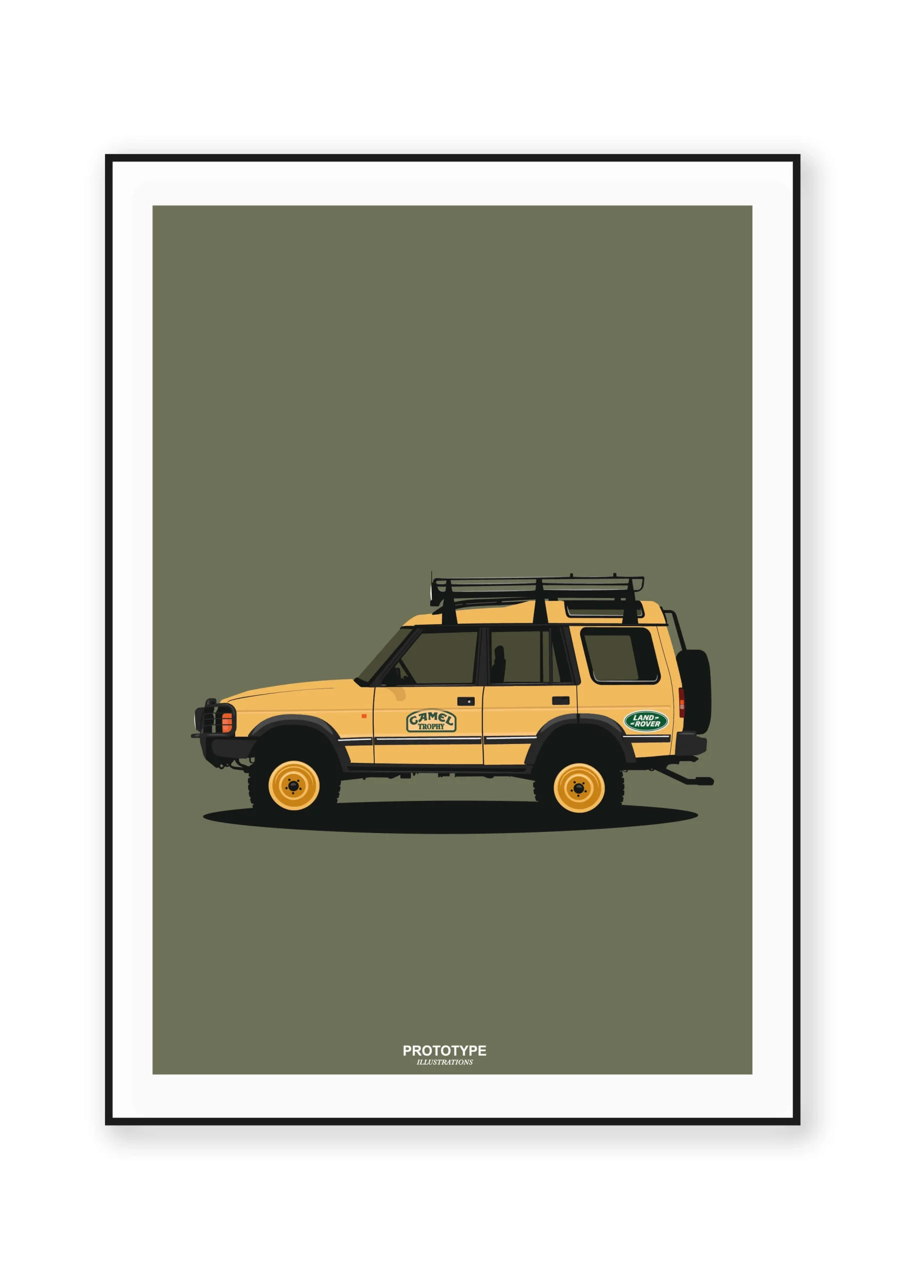 Land Rover Discovery Camel Trophy - affiche