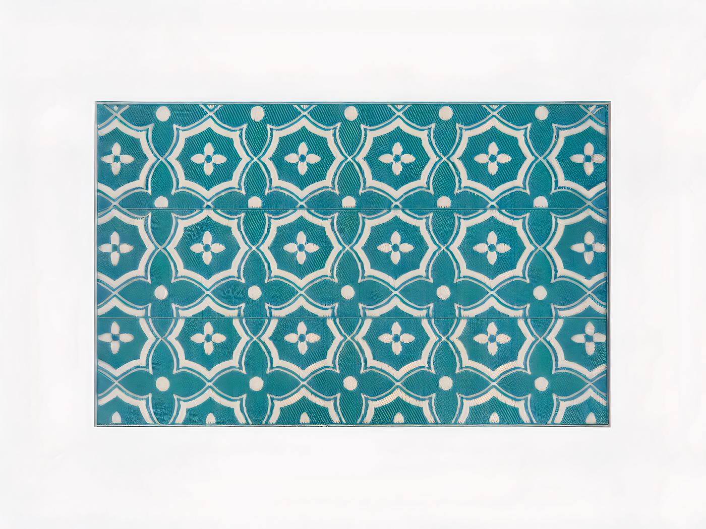 Grand tapis tissé d’extérieur pour patio et jardin – Image 5