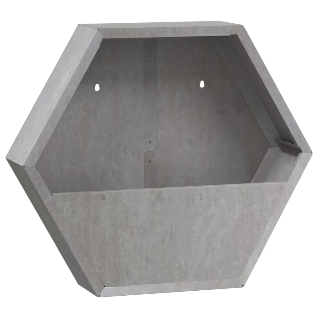 Jardinière Murale Extérieur - En Acier Corten Rustique – Image 4