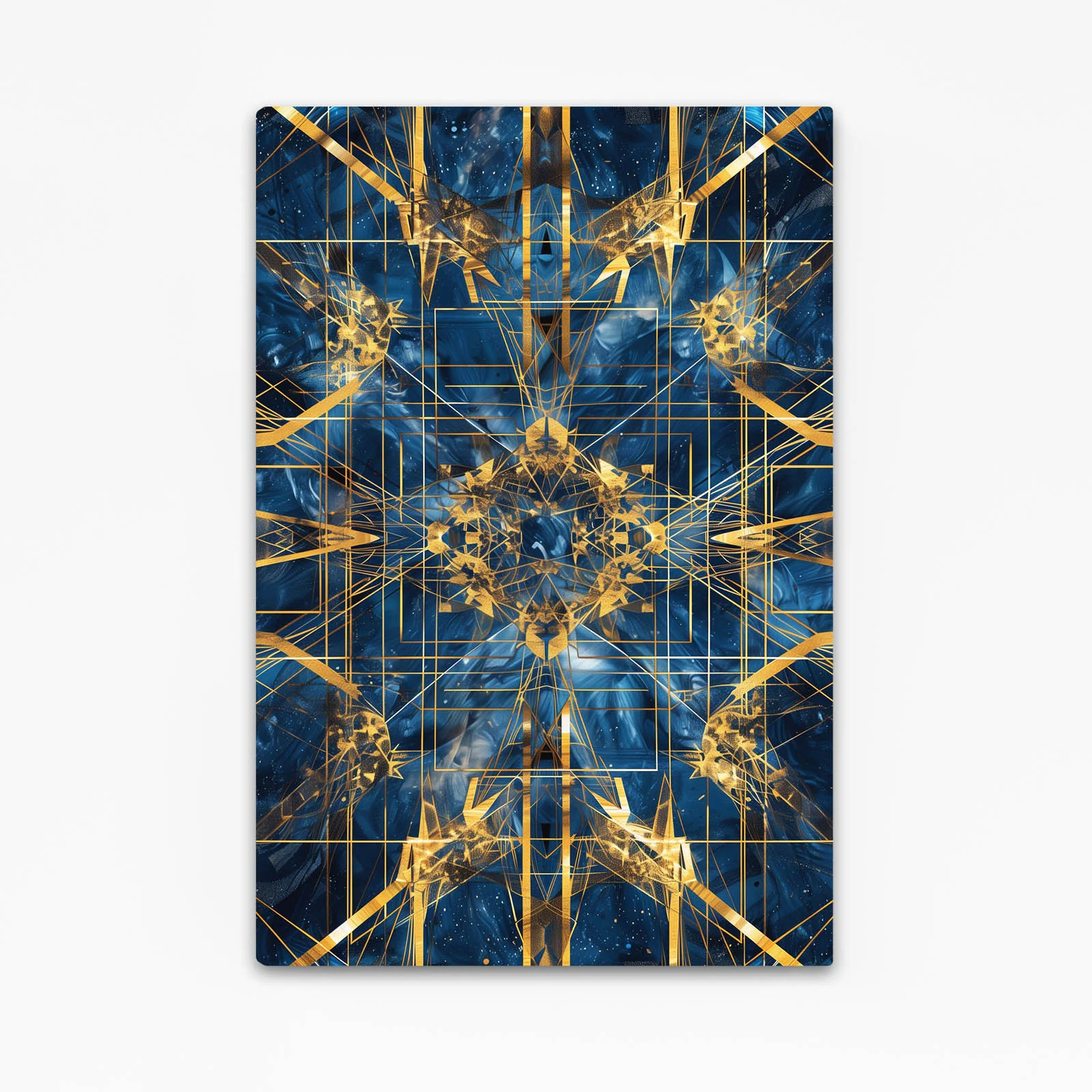 Tableau Abstrait Symétrie Céleste