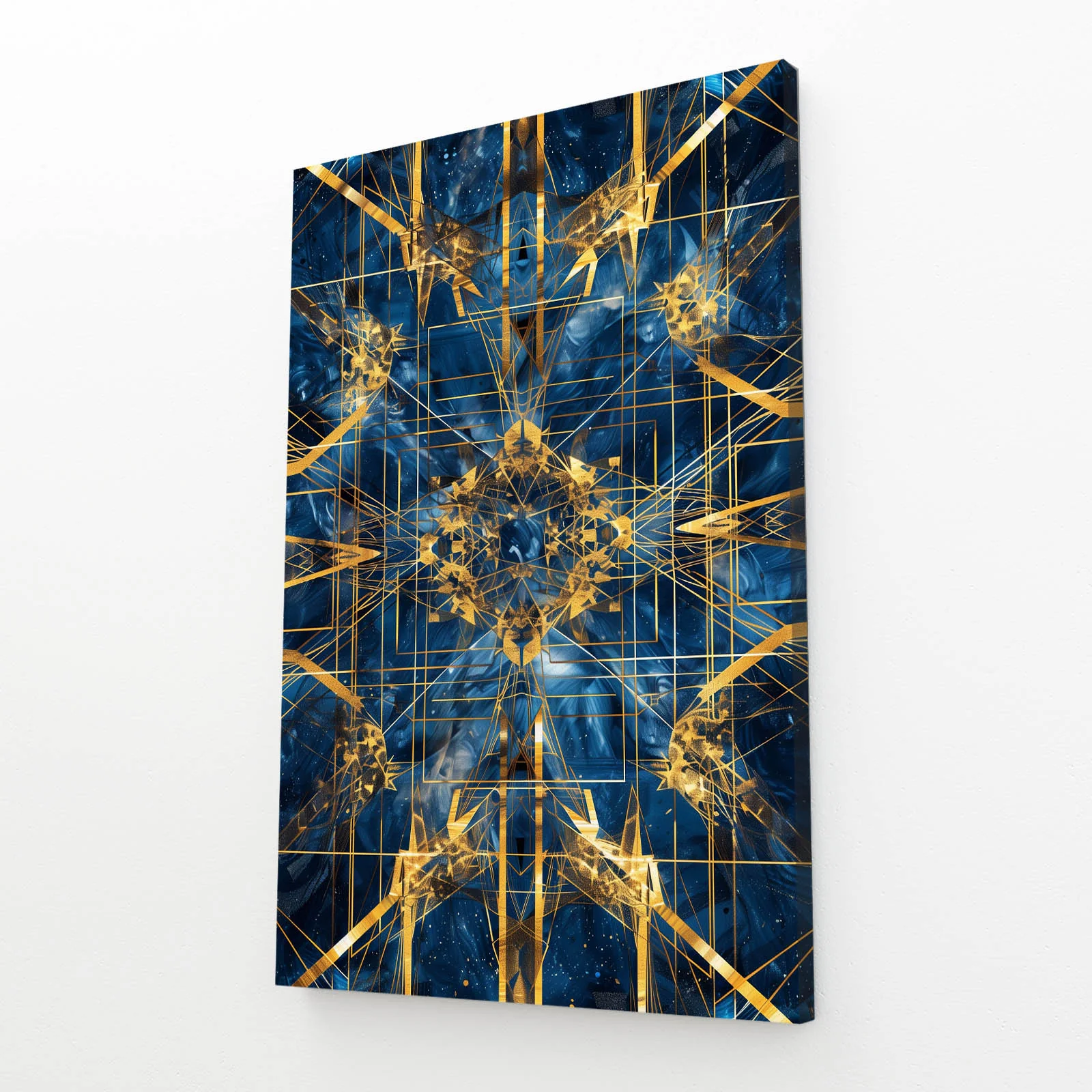Tableau Abstrait Symétrie Céleste – Image 2