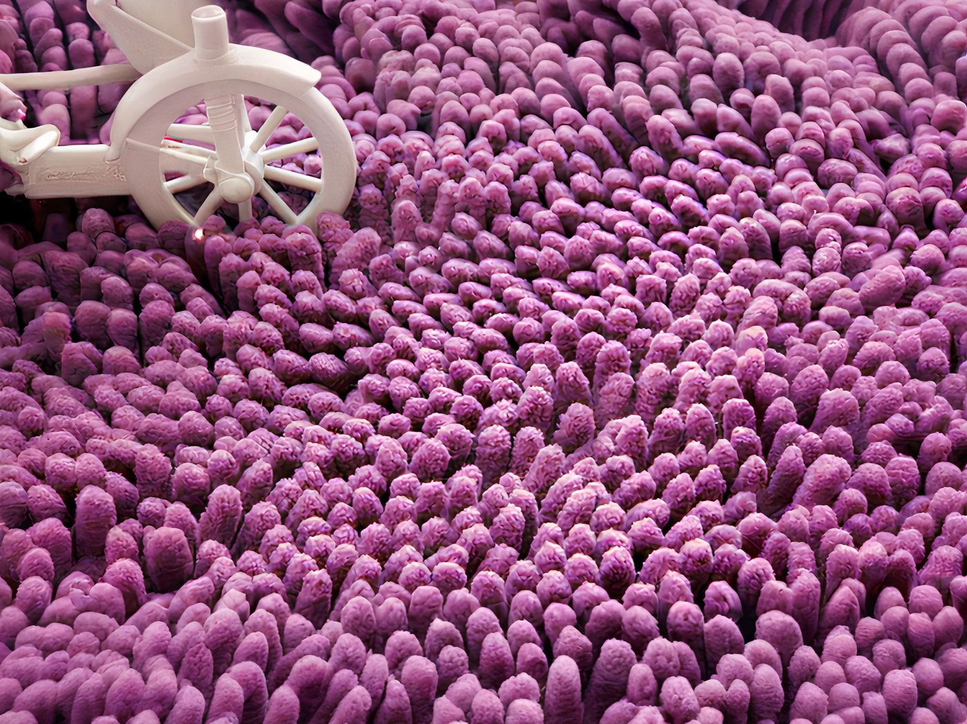 Tapis de bain en forme de cœur – Image 3